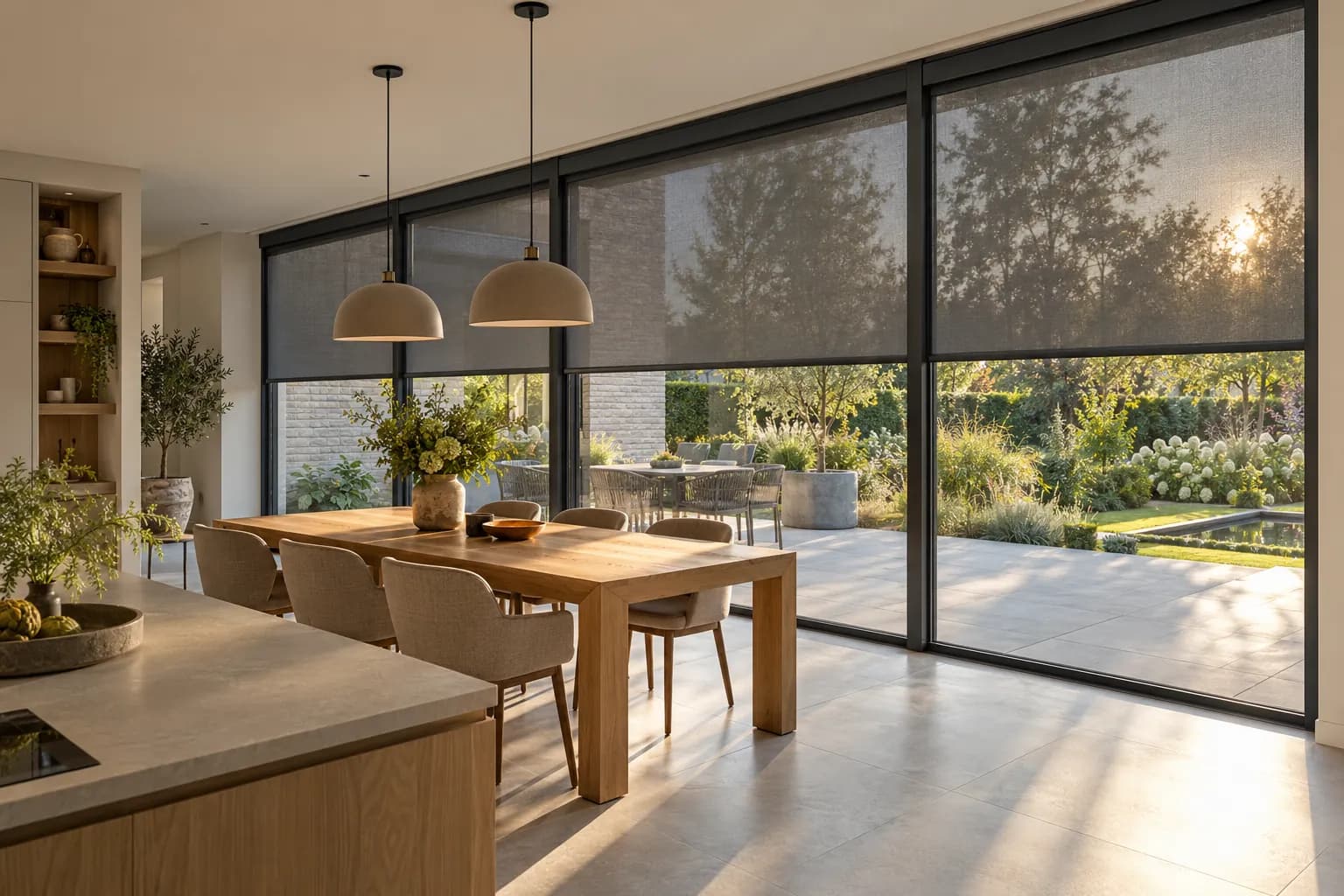 Kitchen and dining room